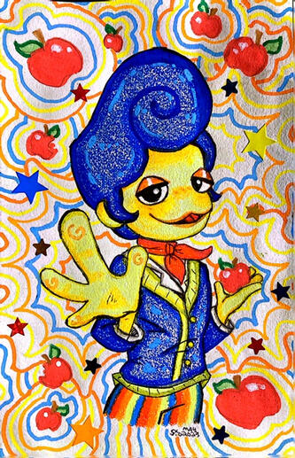 traditional Wally Darling fanart!