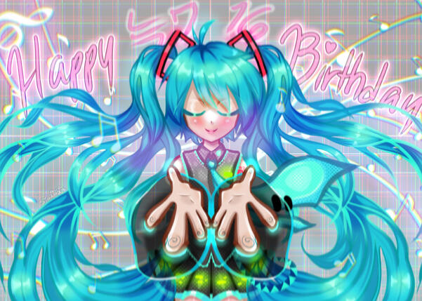 Miku 16th anniversary art!