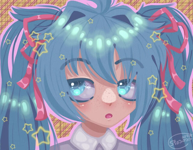 lineless experimental Miku!