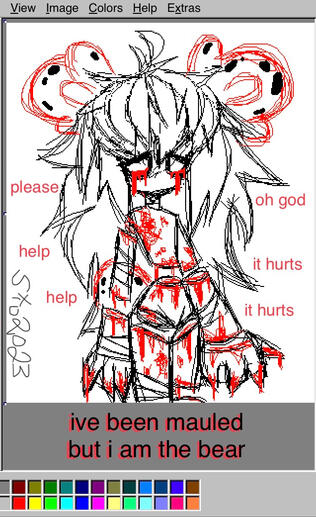 old vent art of my oc Gizm0!